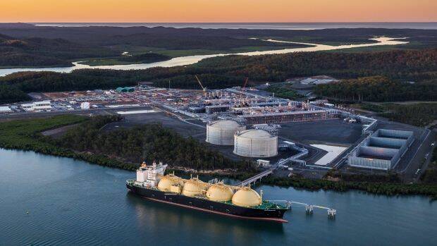The Queensland LNG project Gladstone Photo: Supplied
