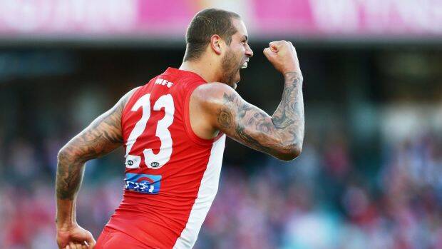 Super Swan Lance Franklin. Photo: Getty Images

