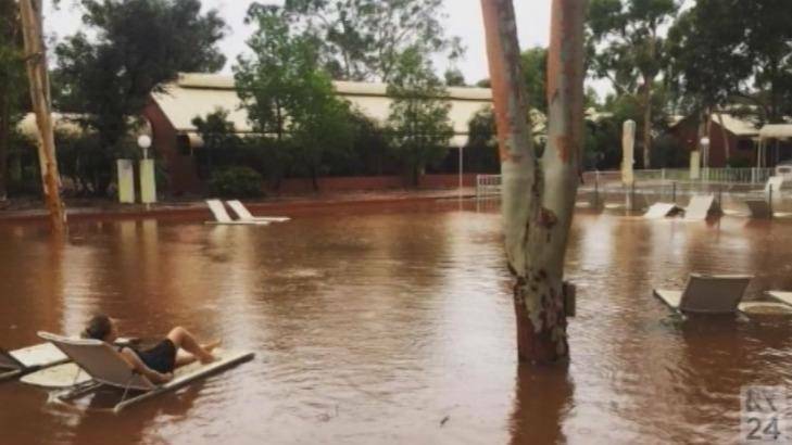 The lack of phone reception in Alice Springs has further complicated search operation. Photo: Australian Broadcasting Corporation
