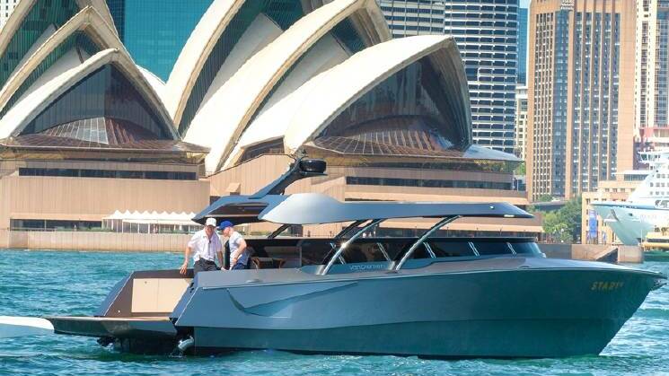 SAIL: The 11 metre Sports Limousine was designed and built in Launceston. Picture: Supplied
