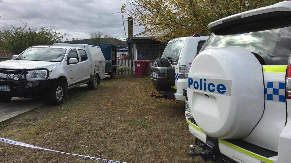 Human remains have been found at an address in Mayfield, believed to be missing man Tyson Timothy Clark-Robertson. Picture: Sarah Aquilina