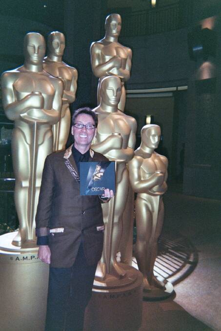 AMONG THE STARS: Hollywood acting coach Paul Parker at the 2011 Oscars.