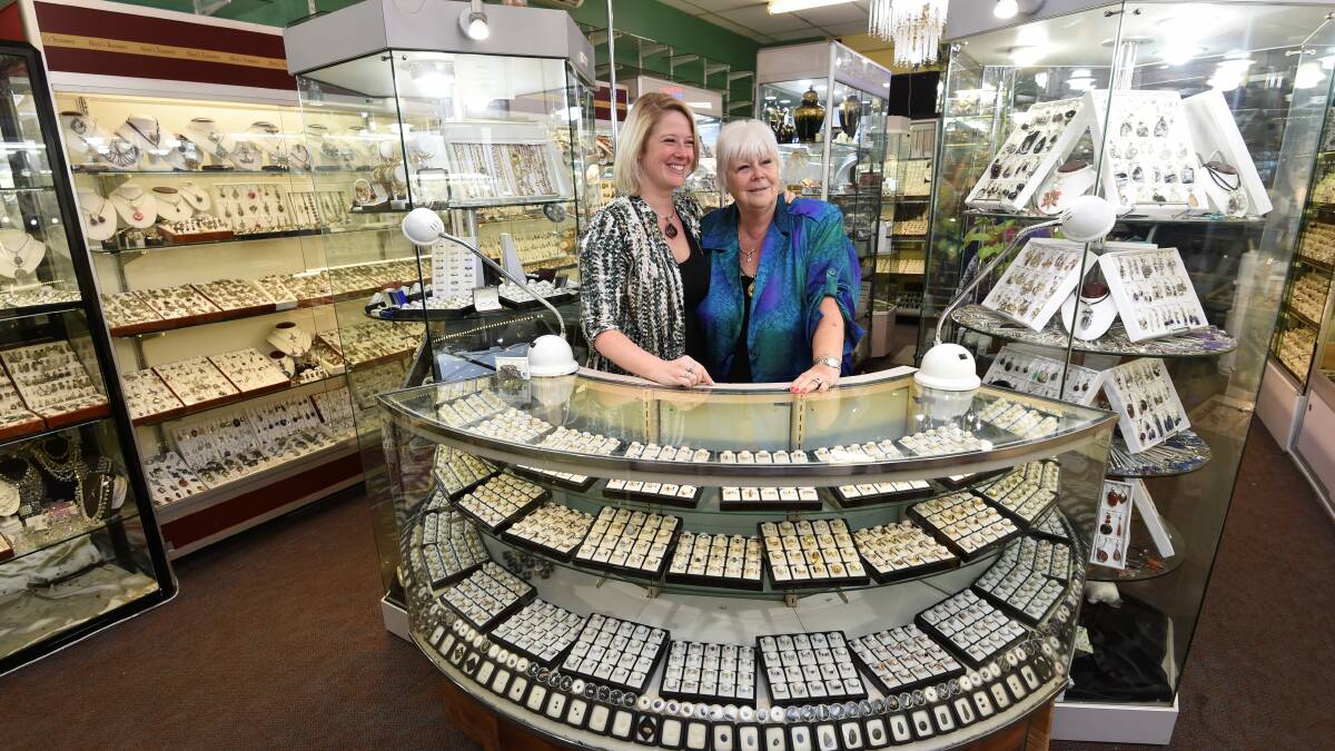 BRIGHT FUTURE: Alexa's Treasures owner Kim-Alexa Sascia and her mother, Gaby Mills have operated the Sturt Street store for 16 years. Picture: Lachlan Bence