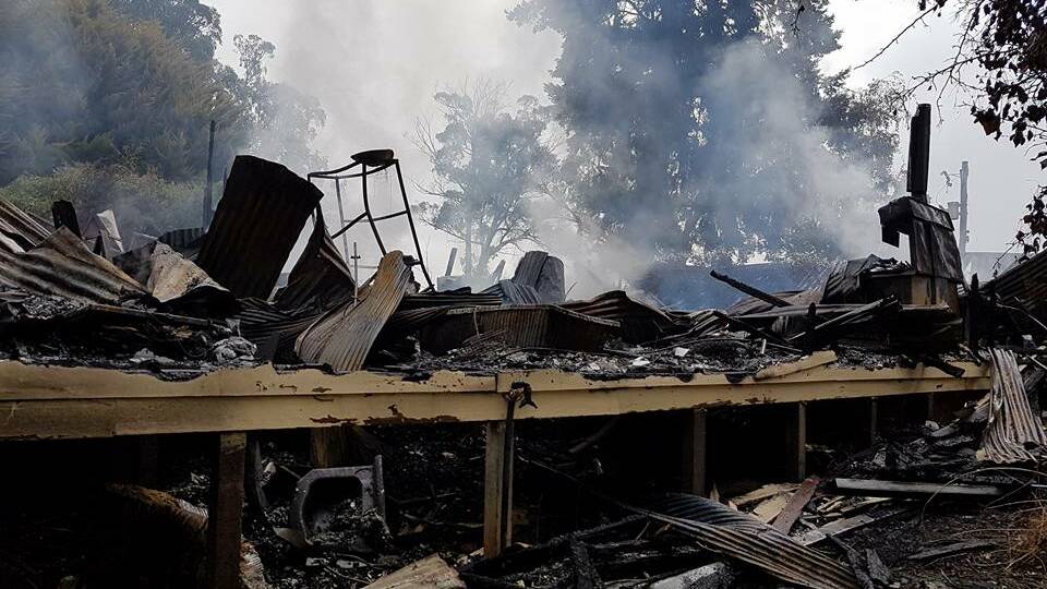 Fire destroys Spargo Creek home