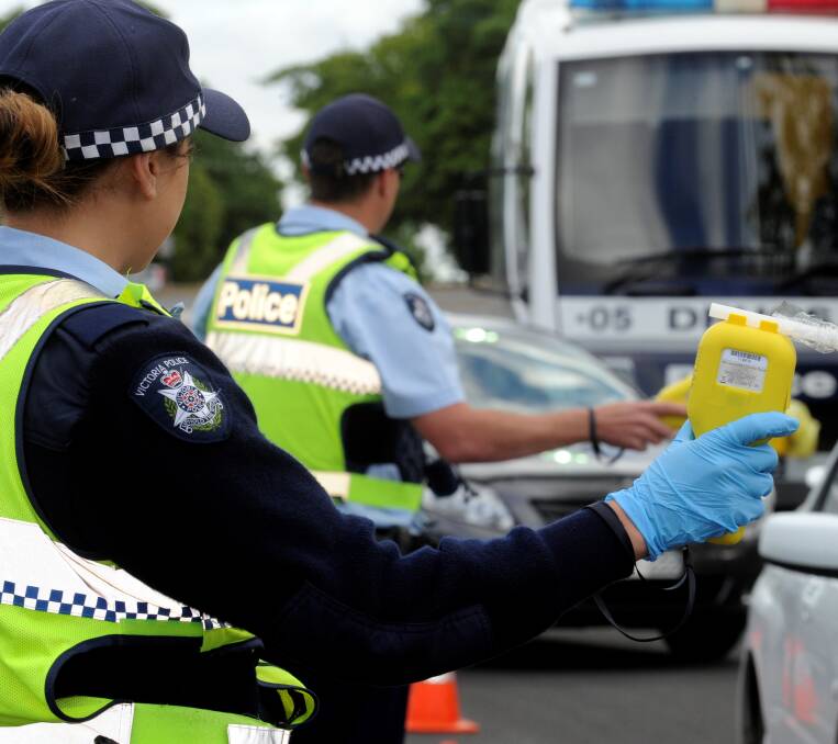 DRIVING? DON'T DRINK: Police will be doing random breath tests. 