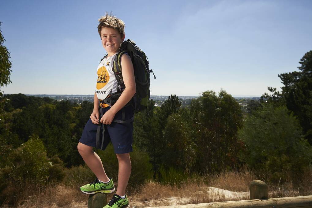 WORTH EVERY PEAK: Bailey Tuddenham hopes to raise $11,000 by climbing 11 peaks. Picture: Luka Kauzlaric
