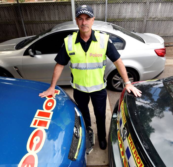 CONCERNING: Ballarat Highway Patrol Senior Sergeant Pat Cleary remains concerned by the number of drug affected drivers in the region.
