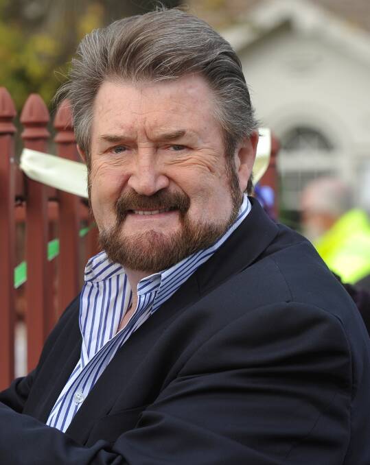 ON A MISSION: Derryn Hinch travelled to Ballarat to launch his Justice Party and speak to residents. Picture: Lachlan Bence 