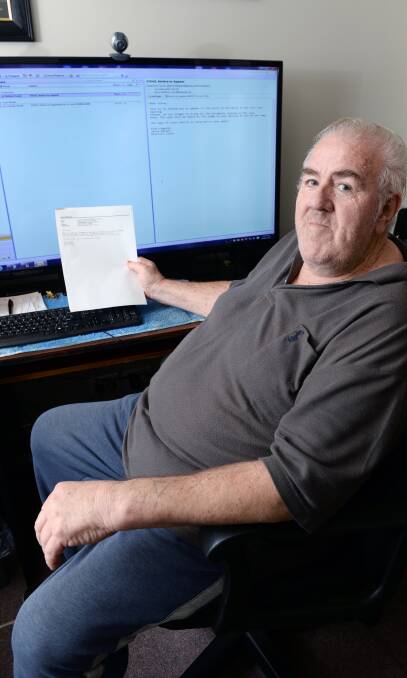 BEWARE: Steve Matthews says he has been targeted by scammers urging him to appear in court. Picture: Kate Healy 