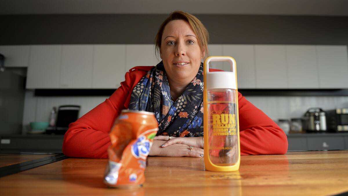 Ballarat Community Health dietitian Kerri Gordon says soft drinks are major contributors to poor health and poor nutrition. Picture: Dylan Burns