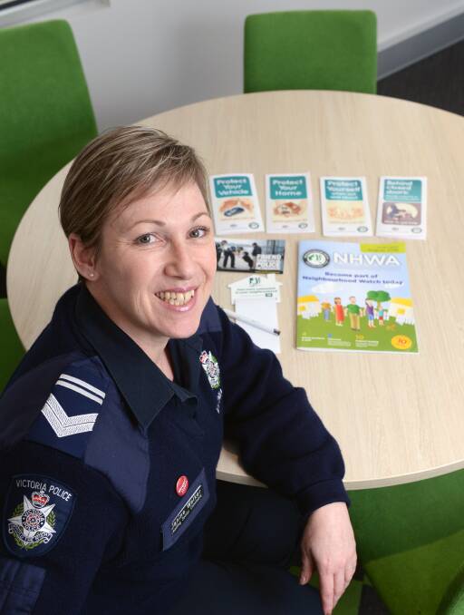 WE ALL CAN HELP: Ballarat Proactive Policing Unit's Leading Senior Constable Janine Walker is urging community members to understand what they can do to curb crime. 