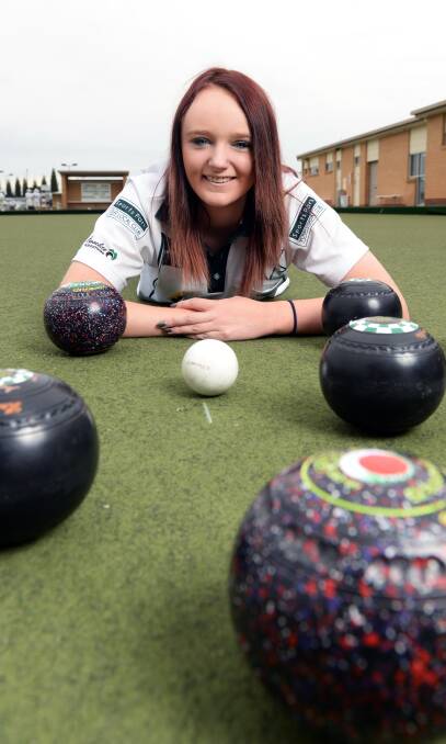 NO LIMITS: 17-year-old Jordan Currie just keeps getting better and better, making her Ballarat Geelong premier division debut for Webbcona last weekend. Picture: Kate Healy