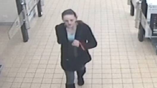 Steak-stealing woman caught on CCTV camera