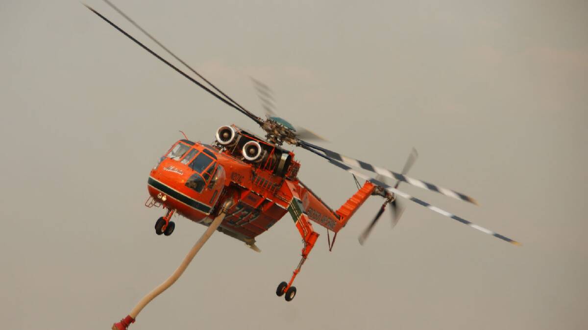 Orange air crane ready to help across Ballarat region: Lapsley