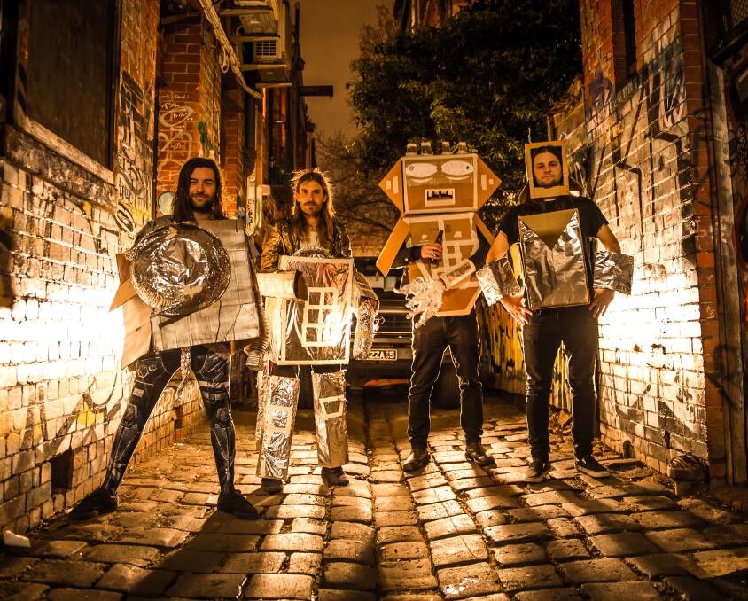 ROBOT ROCK: The Bennies return to Warrnambool prior to heading overseas with their new album Wisdom Machine, which features the hit single Party Machine.