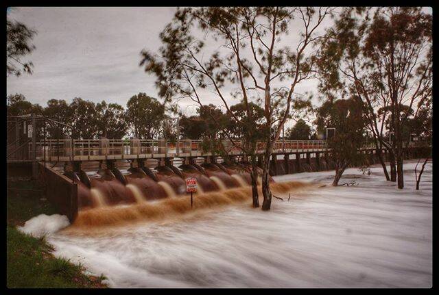 Horsham is expected to be one of the areas hardest hit by the rain. Click on the photo for more from the Wimmera. Picture: @neilgalloway99