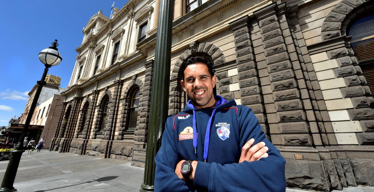 HONOUR: Western Bulldogs' Ballarat engagement manager Brett Goodes is proud of how the people of Ballarat are supporting his club. Picture: Jeremy Bannister