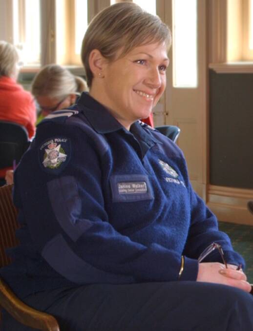HEARTFELT: Ballarat's Leading Senior Constable Janine Walker was shortlisted for a Victoria Police public advocate's award for her dementia awareness work.