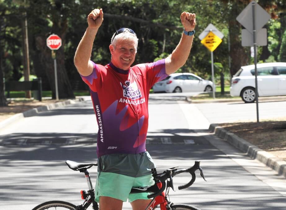 PEDAL POWER: Long-time Reach4Research road ride ambassador Danny Frawley is  gearing up for another Cycle Classic event. Picture: Lachlan Bence