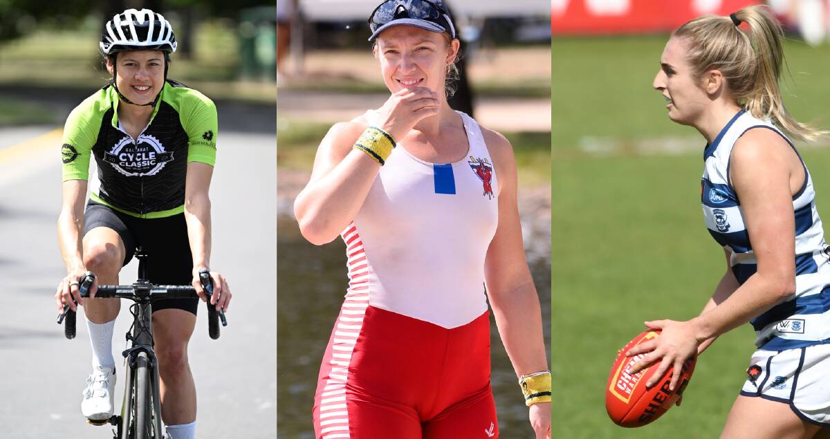 World para-cycling champion Alana Forster, Olympic rower Kat Werry and decoated AFLW footballer Amy McDonald are finalists for the 2024 Ballarat Sportswoman of the Year.