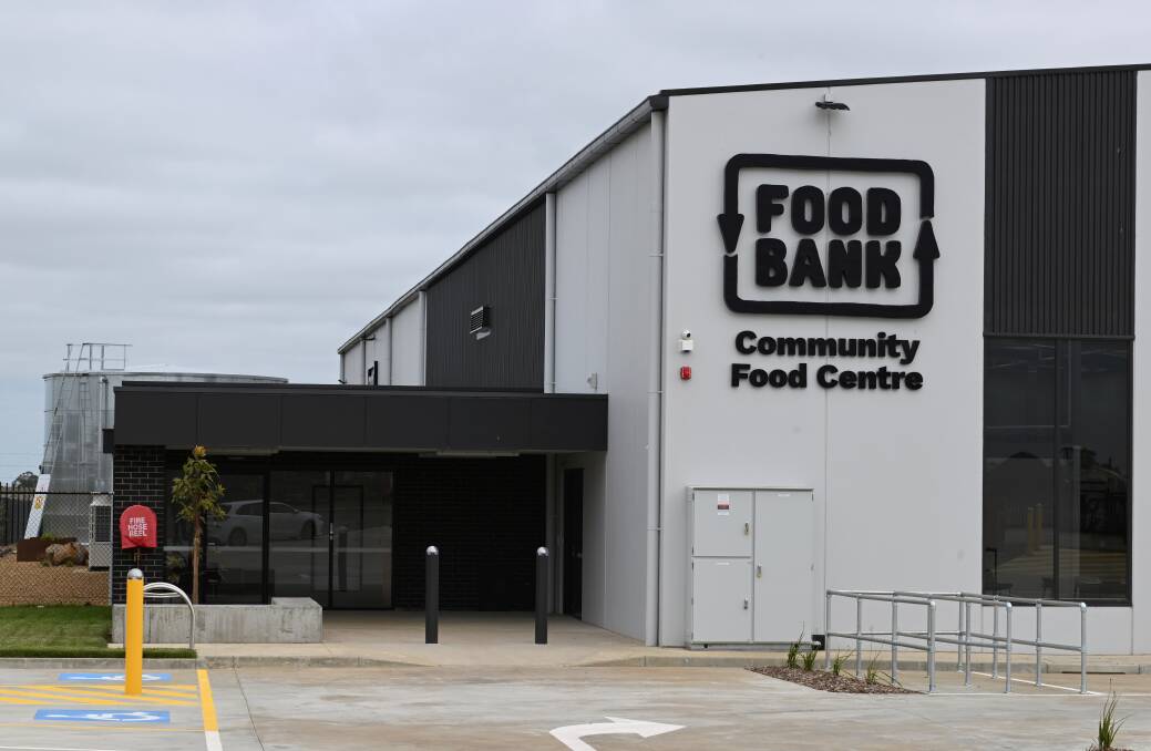 Construction on the Ballarat FoodBank site was complete in mid-2023 in the Troon industrial estate as part of Ballarat West Employment Zone. Picture by Lachlan Bence