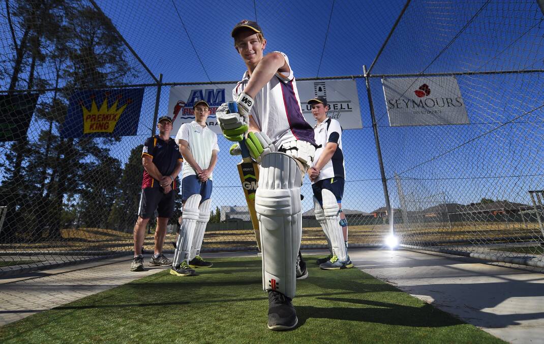 TAKING ACTION: Coronet City cricketers lead a fundraising push for BRICC.