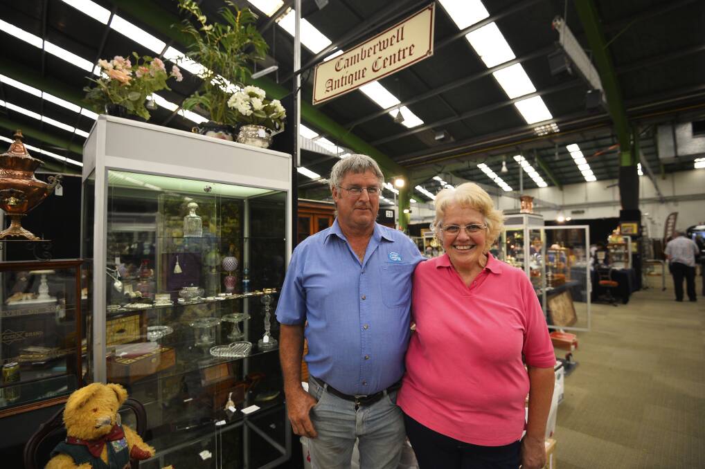 ALL-BUT-OVER: David and Bronwyn Sanders have been forced to close Ballarat Exhibition Centre at a loss and will host their last major event - Ballarat Antique and Vintage Fair this weekend. Picture: Dylan Burns