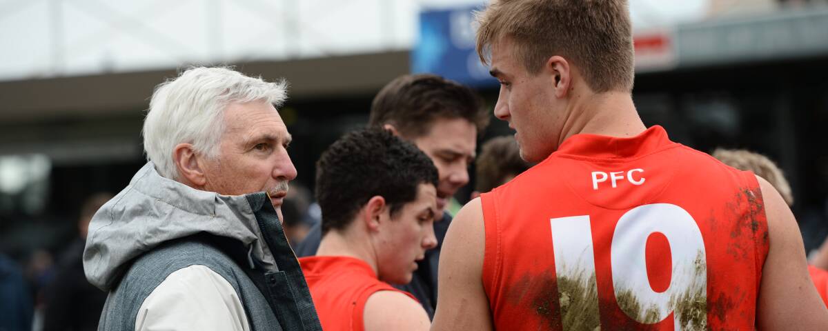 CONTROL: Michael Malthouse, as Carlton head coach, mentored young Blues in VFL match-days. He says a new Roosters' coach will have the luxury of autonomy.