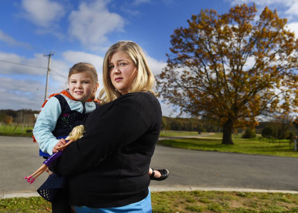 CONCERN: Jess Walsh wants to change living affordability before her daughter Shara's generation reaches adulthood. Picture: Luka Kauzlaric
