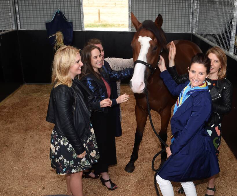 SMASHING CEILINGS: Ballarat jockey Michelle Payne is out to break myths that discourage women from being involved in racing. She is launching female-only syndicates. Picture: Lachlan Bence