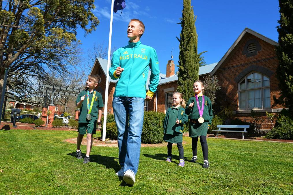 GOLDEN: Olympian Jared Tallent will return to the region where he grew up to speak about health and his athletic journey at a Hepburn Health function later this month. Picture: Jessica Black