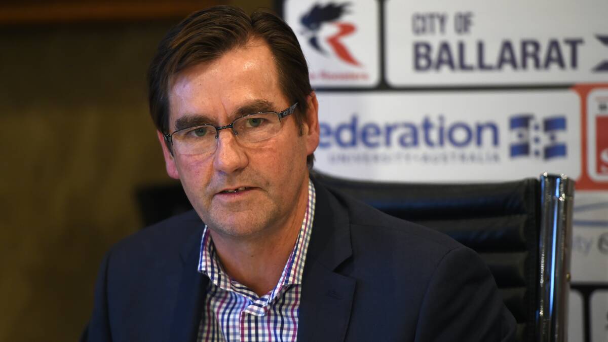 North Ballarat chief executive officer Mark Patterson quits the club. Picture: Kate Healy