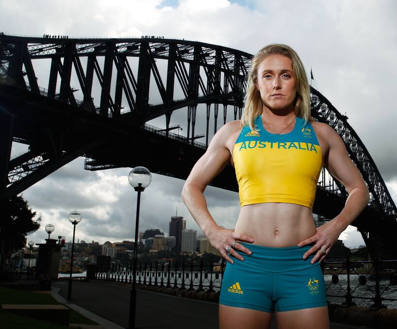 STEELY RESOLVE: Australian hurdler Sally Pearson's focus and determination sets high standards that inspires what can be possible, always leaving everything on the track. Picture: Getty Images