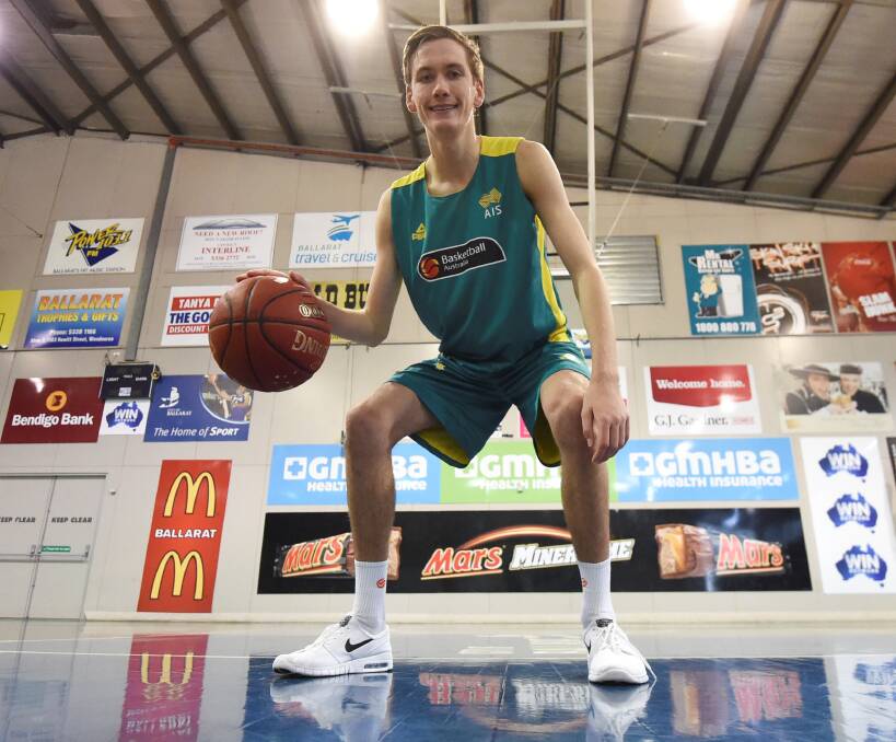 DRIVEN: Sam Short will make his Miners debut fresh off representing Australia for the first time in under-18 basketball. Short is excited about where his journey in the game might lead next. Picture: Lachlan Bence