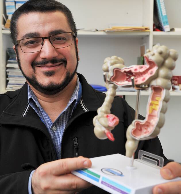 STUDY TIME: Ballarat specialist Mohammed Al-Ansari will trial a new antibiotic for Crohn's disease, an inflammatory condition of the digestive tract. Picture: Lachlan Bence