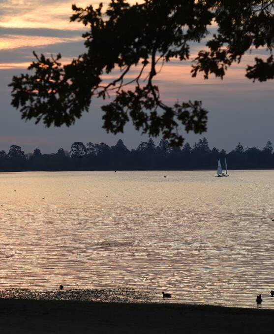 PICTURESQUE: Lake Wendouree has become a popular destination year-round for joggers, walkers, photographers and keen fishermen. Picture: Kate Healy