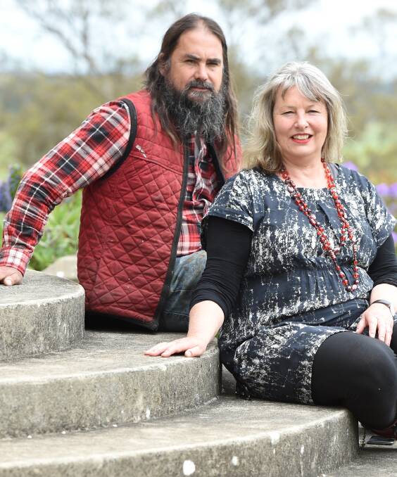 PROUD: Eurambeen couple Ian Glover and Sarah Beaumont are set to share their home and garden restorations with the public for the first time.