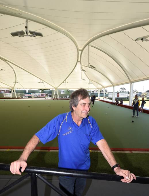 SOLO: Avid bowler Jim Benney says there is a difference between being lonely and being alone, but a club like Sebastopol always had support. Picture: Lachlan Bence