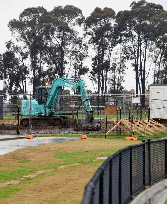 BIG CHANGE: Wendouree athletes will soon have access to modern, open facilities at CE Brown Reserve. Preparation works started in May. Picture: Kate Healy