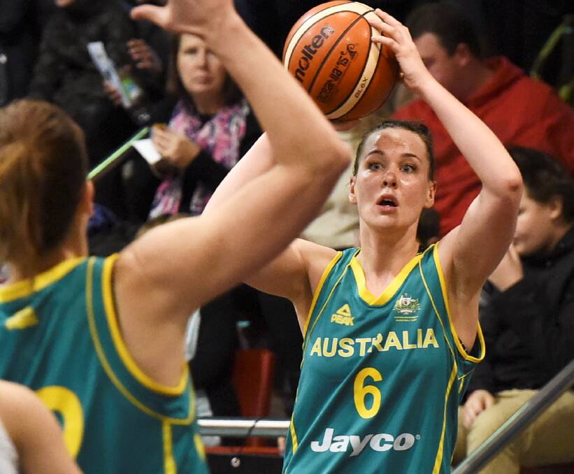 HIGH STANDARD: Australian Opal Tess Madgen is on Melbourne Boomers' WNBL roster, a club determined to promote women's sport and its players as positive role models. Picture: Lachlan Bence