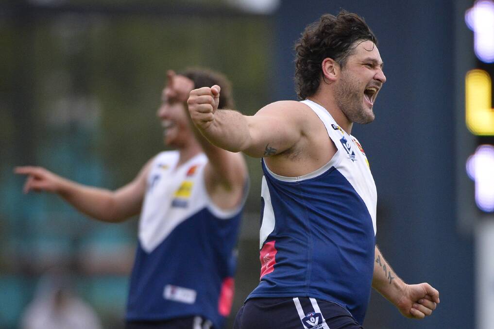 HEADLINE ACT: Brendan Fevola is all about his team, Melton South, but the star's pulling power is the most exciting factor the BFL has had for a long time. Picture: Dylan Burns
