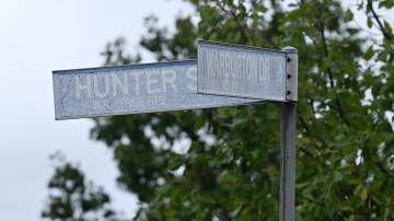Signs fading in Lucas bearing the name of WWI service personnel from Ballarat. 