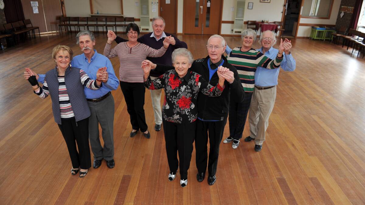 Ballarat South Senior Citizens afternoon dance troupe Jack Dalton and Annette Lloyd. Margaret and Ian Robinson. Chris Snow and Cath Riggall, Jeannette Grant and Michael Grant. Picture: Lachlan Bence