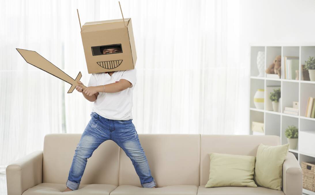 TIME TO KILL: Finding something to do during the school holidays might involve some creative recycling of your cardboard boxes, but there are also plenty of options outside your front door.

 