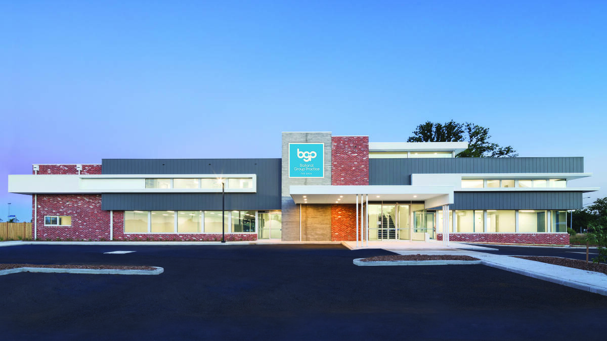 NOW: The new Ballarat Group Practice building is a world-class medical facility at 1730A Sturt Street, which overlooks the city's Arch of Victory.

