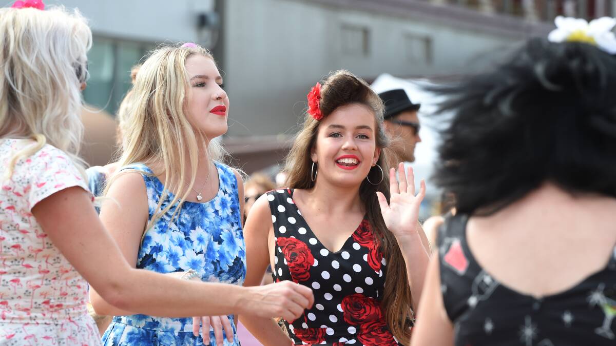 Get your 1950s groove on at the Ballarat Beat Rockabilly Festival.
