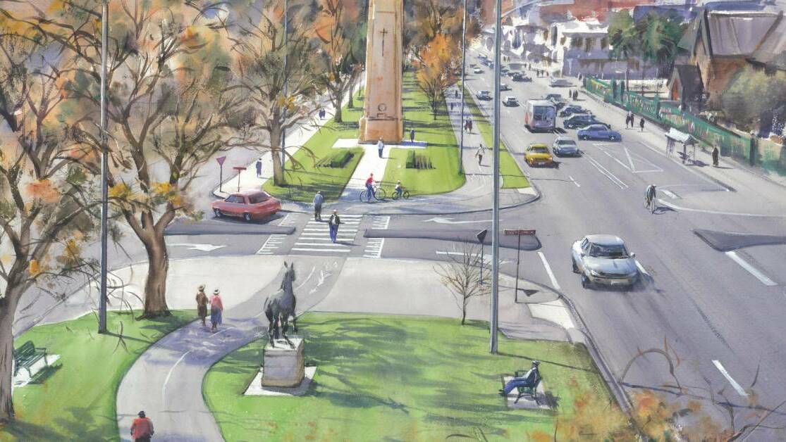Concept art released by Regional Roads Victoria.