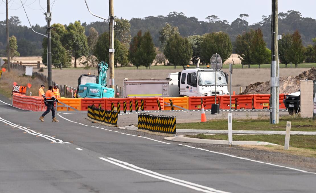 The project which will bring a roundabout to Dyson Drive has blown out by $10 million. Picture by Adam Trafford