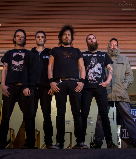 Justice for animals: The message of power punk band The Abolición is all about animal rights and they are bringing it to Ballarat this weekend. 