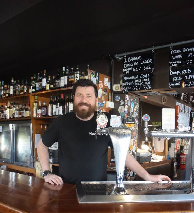 Craft on tap: The Mallow owner Dallas Robb preparing for the venue's sixth birthday celebrations this weekend as Ballarat's craft beer culture flourishes. 